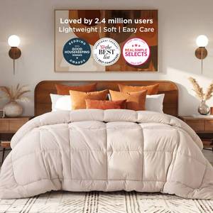 lot 5576 image: Bedsure Comforter Duvet Insert - Quilted Comforters Full Size, All Season Duvet, GentleSoft Down Alternative Bedding Blanket, with 8 Tabs, Gifts for WomenMen, Beige, Full 86 x 82 Inches