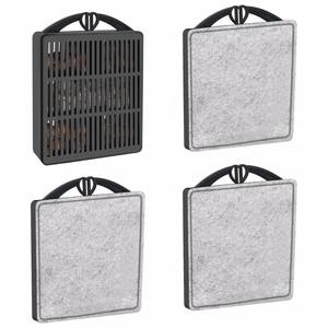 lot 6004 image: GOZILLA Aquarium Filter Cartridges,Fish Tank Filters Accessories Set,Turtle Tank Filter Replacement Includes 8 Filter Cartridges and 2 Filter Boxes.Only Suit for GZ-107 Low Water Level Tank Filter.