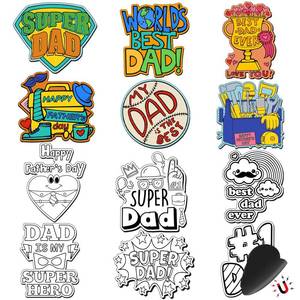 lot 6024 image: 36 PCS Fatherfts Day Decorations Magnets Craft Set,Color Your Own Fatherfts Day Magnets Craft DIY Thank You Father Crafts Kit Decorations for Fatherfts Day Party Supplies