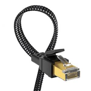 lot 6090 image: Orbram Cat 8 Ethernet Cable 50FT, High Speed Braided 40Gbps 2000MHz Network