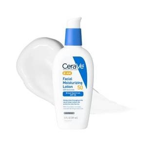 lot 6097 image: CeraVe AM Facial Moisturizing Lotion SPF 50, Face Moisturizer with SPF, 3oz