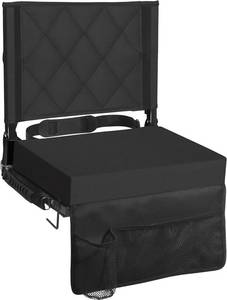 lot 11789 image: Sheenive Stadium Seats for Bleachers with Back Support, Bleacher Seats with Backs and Cushion Wide, Padded Portable Folding Comfort Stadium Chair with Shoulder Strap for Football Baseball Games