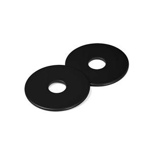 lot 12349 image: 14 x 1-12ftft (30 Pack) Black Oxide Stainless Steel Fender Washers, 1-12ftft OD, (18-8) 304 Stainless Steel Metal Repair Washers for Screws and Bolts