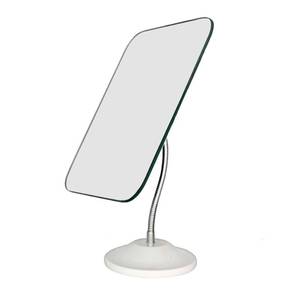 lot 12399 image: YEAKE Adjustable Flexible Gooseneck Makeup Mirror,360°Rotation Folding Portable Desk Vanity Mirror with Stand Shower Shaving Cosmetic Mirror Square Large