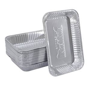 lot 12401 image: Monument Grills Drip Pans A117, 20 Pack Disposable Aluminum Grease Trays, Portable, Mess-Free Cleanup, for All Gas Grill Models Except Mesa II Series (Slight Damage)
