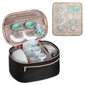 lot 12437 image: Fasrom Wearable Breast Pump Bag, Portable Pump Carrying Case for Moms
