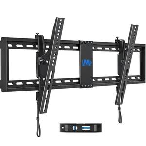 lot 13422 image: Mounting Dream TV Wall Mount for 42-86in TVs, Tilting TVs Mount with Level Adjustment Fits 16in, 18in, 24in Studs Easy for Centering, Wall Mount TV Bracket Max VESA 800x400mm, 120 LBS Loading, MD2263-XLK