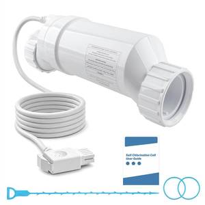 lot 13431 image: KAVIUS T-15 Salt Cell Compatible with Hayward W3T-CELL-15 Turbo Cell for UP to 40,000 Gallons Pool Chlorination 2in Chlorinator Cell Compatible with Goldline AquaRite ProLogic SwimPure Plus Salt System