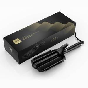 lot 13437 image: ghd Wave Triple Barrel Hair Waver, 1.3in Barrel, Black