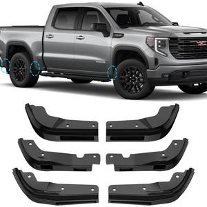 lot 13443 image: Mud Flap Delete Compatible with GMC Sierra 1500 2019-2025 2026, Front and Rear Mud Flap