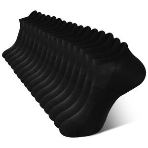 lot 14255 image: BAMBOO COOL Menfts Ankle Socks, 8 Pack Low Cut Bamboo Casual Short Socks, Heel Tab Moisture Wicking Breathable Arch Support