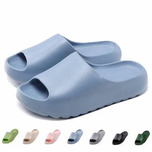 lot 14316 image: JUYETOA Cloud Slides for Women Men Kids, Pillow Slippers Comfy Non-Slip Soft Waterproof Bathroom Shower Shoes, Cushioned Thick Sole Sandals for Indoor and Outdoor