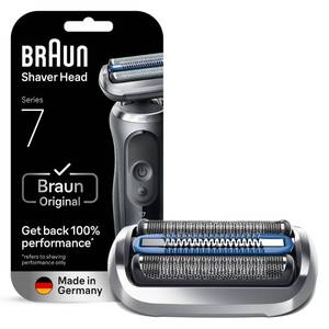 lot 14329 image: Braun Series 7 Electric Shaver Replacement Head Foil Type, For All Hair Types, Face Application