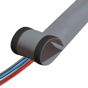 lot 14334 image: Rubber Bond Carpet Cord Cover Strips - Carpet Cord Hider for Easy Cable Management - 6inx48in Cord Covers for Wires on Floor - Low Profile Carpet Cable Cover - Floor Wire Cover for Carpet - Grey