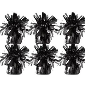lot 14345 image: Moretreat balloon weights are perfect for parties, birthdays, weddings. Each pack includes 6PCS durable weights that easily decorate balloons and elevate any celebration.(Black100g)
