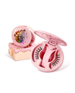 lot 14356 image: WOSADOZootopia1 Soft Magnetic Eyelashes Kit with Applicator, Disney No.17 Ice Black 21.5mm Reusable Glue-free Magnetic Lashes, Cruelty-free False Lashes, Waterproof, Lightweight, for Heavy Makeup