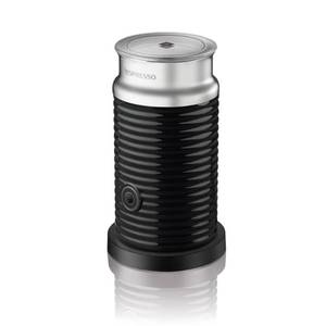 lot 14364 image: Nespresso Aeroccino 3 Milk Frother, Black, Steel