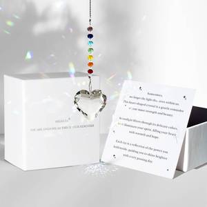 lot 14369 image: Birthday Gifts for Women Friend Crystal Suncatcher Christmas Ornament Decor