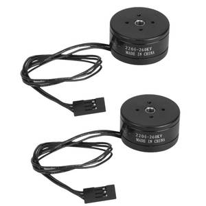 lot 14380 image: Hapivida 2pcs Outdoor Brushless Motor 260kv RC Drones Bl Camera Accessory Low Noise and Low Power Consumption for Gimbal, RC Drones, Camera