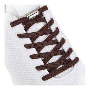 lot 14407 image: anan520 Tieless Elastic Shoe Laces, No Tie Shoelaces for KidsAdults Dark Brown