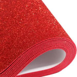 lot 14416 image: 10 Sheets Glitter Paper Sheet for Easter Memorial Flag Independence Day Juneteenth Decor Table Decorations, A4 Cardstock Self-adhesive Paper for Graduation DIY Card Decoration (Red)
