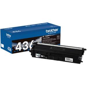 lot 19818 image: Brother TN436BK Super High Yield Toner-Retail Packaging, Black