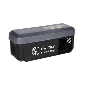 lot 19862 image: OWLTRA 1 Pack OW-7 in-Outdoor Electric Rodent Trap, Instant Eliminate Rodent Zapper with Waterproof Cover, Sound and Light Alarm, and Batteries or USB Power Source, Waterproof Grade IPX4, Black