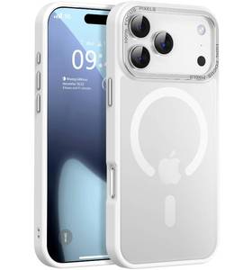 lot 20302 image: Newfuture Magnetic for iPhone 17 Pro Case Matte Shockproof, Frosted White