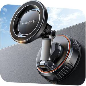lot 20320 image: Miracase for MagSafe Car Mount3600gf Strong Magnet and 89LBS Suction BaseVacuum Magnetic Phone Holders for Your Car, 360° Adjustable Dashboard and Windshield Mount with Dash Accents for All Smartphones