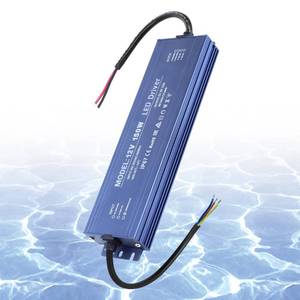 lot 20374 image: SUCIKORIO Waterproof IP67 LED Power Supply 12V 150W Ultra Slim LED Driver 110V AC to 12V DC 12.5A 150 Watt Quiet Low Volt Converter LEDs Transformer Constant Voltage for LEDs Strip, Indoor and Outdoor