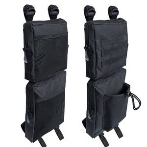 lot 20405 image: Vanlison 2 Pack ATV Fender Bags, Detachable Saddle Bag ATV Gear Bags Water-resistent Motorcycle Bag Compatible with Sportsman Scrambler TRX FourTrax Outlander Grizzly UTV Hanging Storage Bag Black