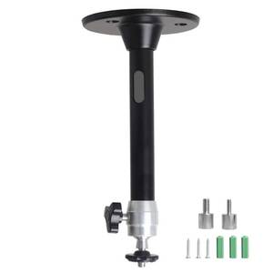 lot 20432 image: YiePhiot Mini Ceiling Wall Projector Mount Stand 175mm, Black