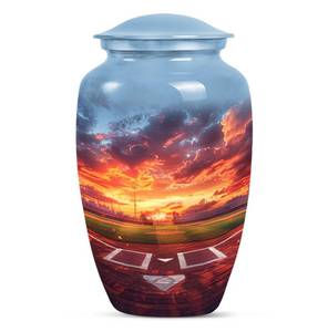 lot 1411 image: Baseball Urns for Human Ashes Adult Man - 10 Inch Large Adult Male Urn