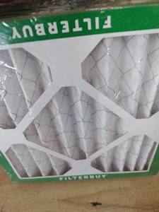 lot 1440 image: Filterbuy Indoor Air Filter MERV 8 Standard 20x10x1 4-Pack