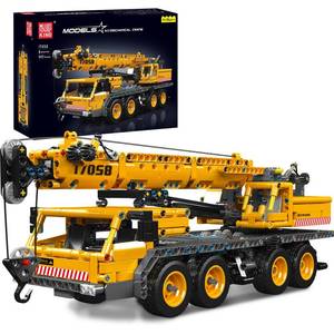 lot 1458 image: Mould King 17058 City Mobile Crane Truck Toy Building Set, Construction Vehicle Model Blocks Kit for Adults, Toys Gifts for Kids Children, Playset for Boys and Girls Ages 8(997 Pieces)