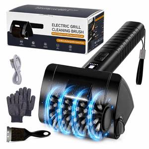 lot 1463 image: Shinmax Electric Grill Brush for Outdoor Grill, Rechargeable BBQ Cleaner