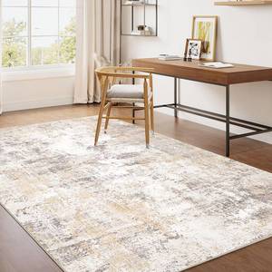 lot 1465 image: WondRg 3x4 Beige Grey Abstract Area Rug