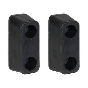 lot 1494 image: Buyers Products B5540 Molded Rubber Bumper Set, 2-916 x 3 x 6 Inch Tall, Heavy-Duty Rectangular Rubber Bumpers for Truck and Trailer Protection, Compression-Molded, Pack of 2