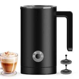 lot 1502 image: Kourice Milk Frother Electric, 4-in-1 Milk Frother and Steamer for Latte, Cappuccino, Hot & Cold Milk Froth Maker, Automatic Milk Steamer and Frother, Quiet One-Touch Operation, Easy to Clean