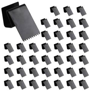 lot 1504 image: CNQLIS 40 Pcs Hurricane Window Clips Fit 12 to 34 Thick Plywood, Carbon Steel Plywood Hurricane Clips Reusable, Storm Window Clips Hardware for Hurricane Window Protectors
