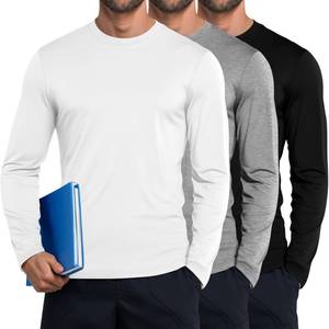 lot 2361 image: Neer 3 Pack Mens Long Sleeve Underscrub Tees, 3-Color Set, Large