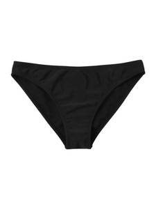 lot 2421 image: SHENHE Womens Bikini Bottom Low Waisted Solid Bathing Suit Hispter Swimsuit Bottom Black XX-Small