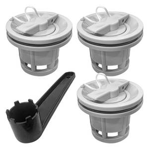 lot 2424 image: LJZP 3Pcs Boat Air Valve, Double Seal Inflatable Boat Air Gas Valve