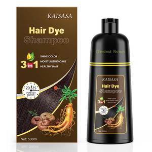 lot 2488 image: KAISASA Hair Dye Shampoo 3 in 1 for Gray Hair, Women & Men