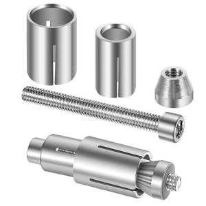 lot 2492 image: 2 Pack Motorcycle Bar Ends Mounting Screw Set Universal 13mm-24mm Handlebar Expansion Screws for 78 Handle Bar Grip End Caps Silder Handle Bars Plug Side Mirror Electric Dirt Bike Scooter Silver