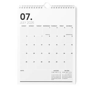 lot 4008 image: Karto Wall Calendar 2026-2027 8.5x11 in - Minimalist