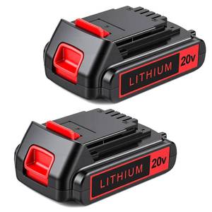 lot 4024 image: Ranxinde 2-Pack 4.0Ah 20V Max Lithium Battery for Black and Decker Tools