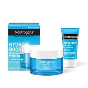 lot 4038 image: Neutrogena Hydro Boost Water Gel  Facial Cleanser 1.7 fl. oz  0.5 oz