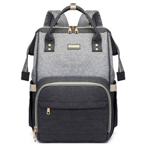 lot 5620 image: GAIVP Diaper Bag Backpack for Women, Baby Bags for Girls,Diaper Bag with Changing Pad, and Insulated Pockets (Dark Grey Light Grey)