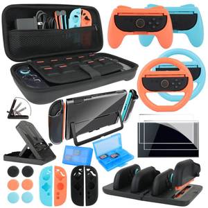 lot 5657 image: 23 in 1 Accessories Family Bundle Game Kit for Nintendo Switch 2